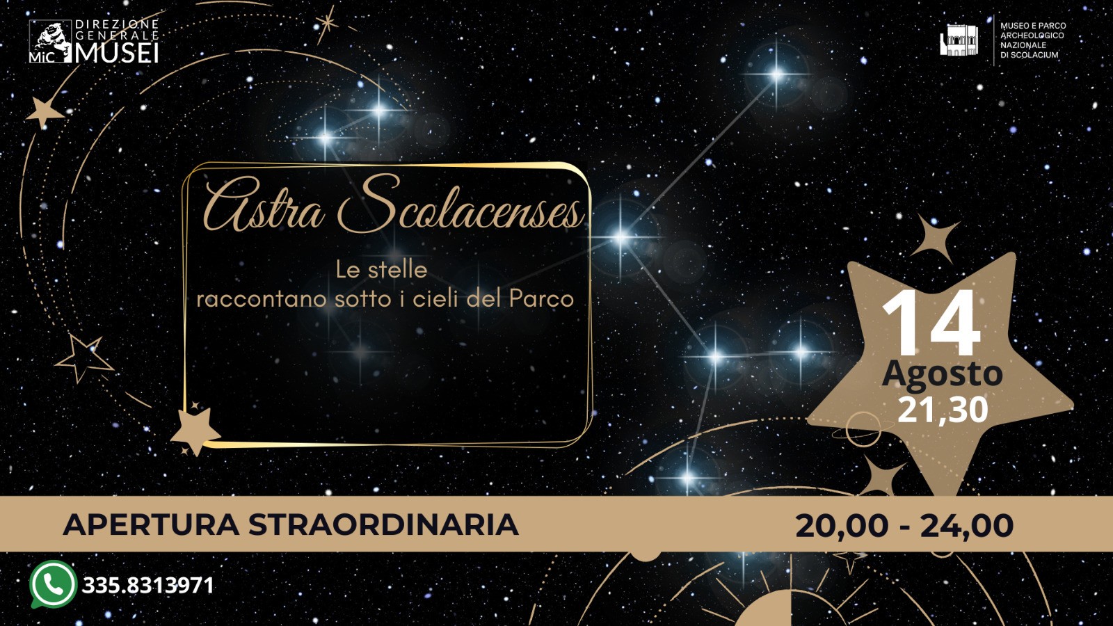 ASTRA SCOLACENSES Le stelle raccontano sotto i cieli del Parco